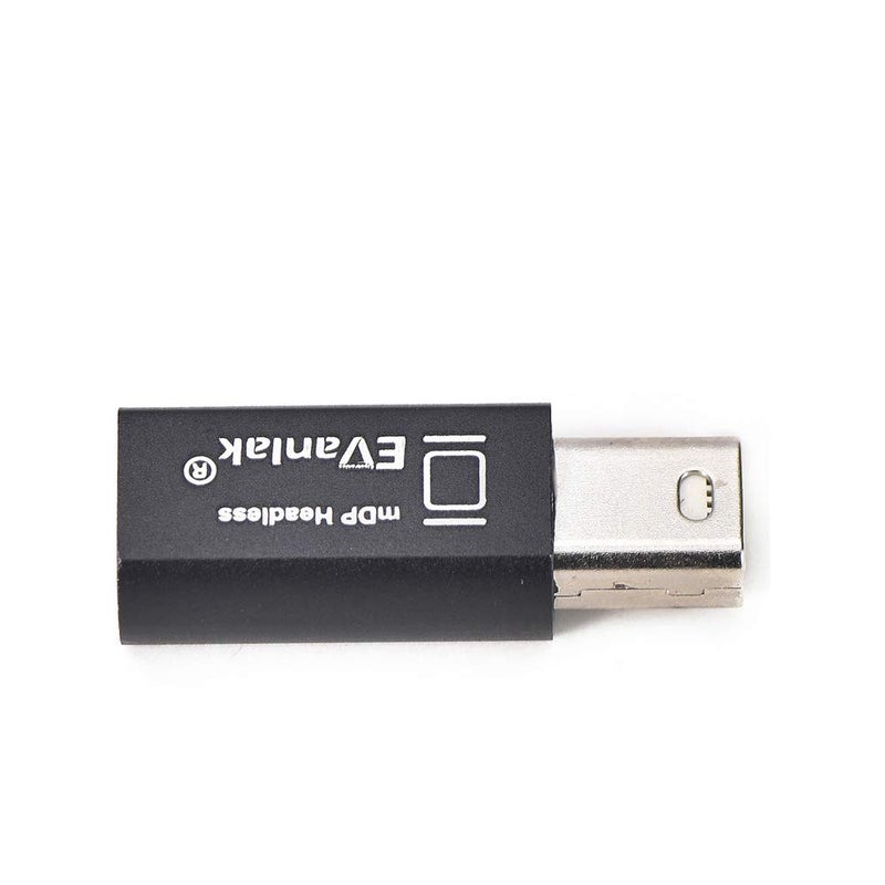 EVanlak Mini DisplayPort Headless Ghost Display Emulator for PC 4K DP Dummy Plug (fit Headless 1080-3840x2160@17hz) - Image 2